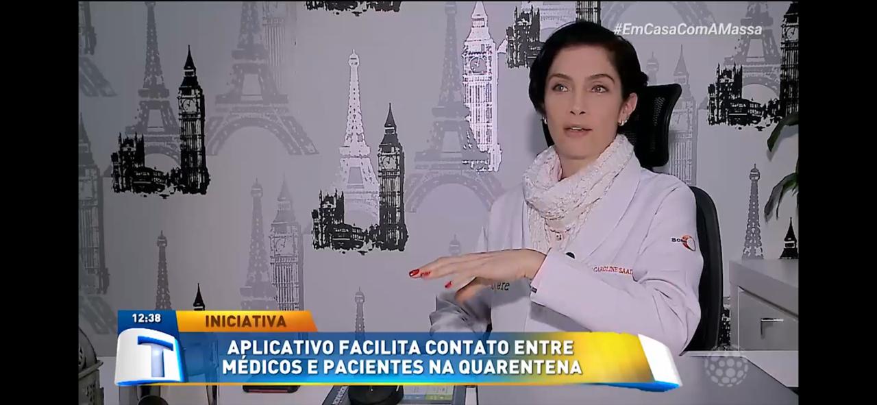 Entrevista Para Programa Tribuna da Massa para falar sobre o ConsultaMe, app para Telemedicina